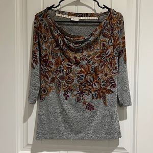Anthropologie mid length sweater with scoop neck